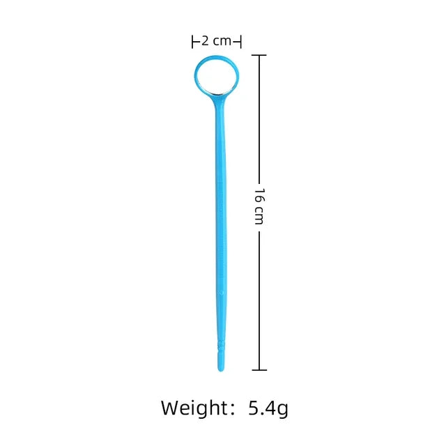 Eyelash Extension Grafting Mirror Magnifying Checking Stainless Steel Handle Plastic Mouth Oral Teeth Care Eyelashes Makeup Tool