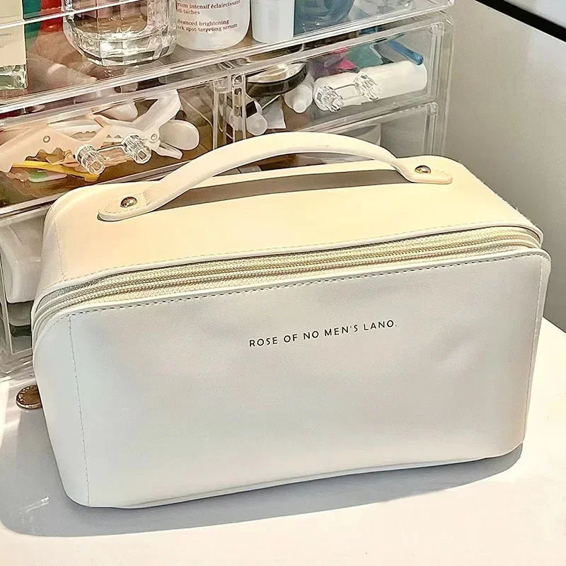 Zipper Makeup Organizer Female Toiletry Kit Bag Make Up Case Storage Pouch Luxury Lady Box Cosmetic Bag Organizer Bag Travel Zip