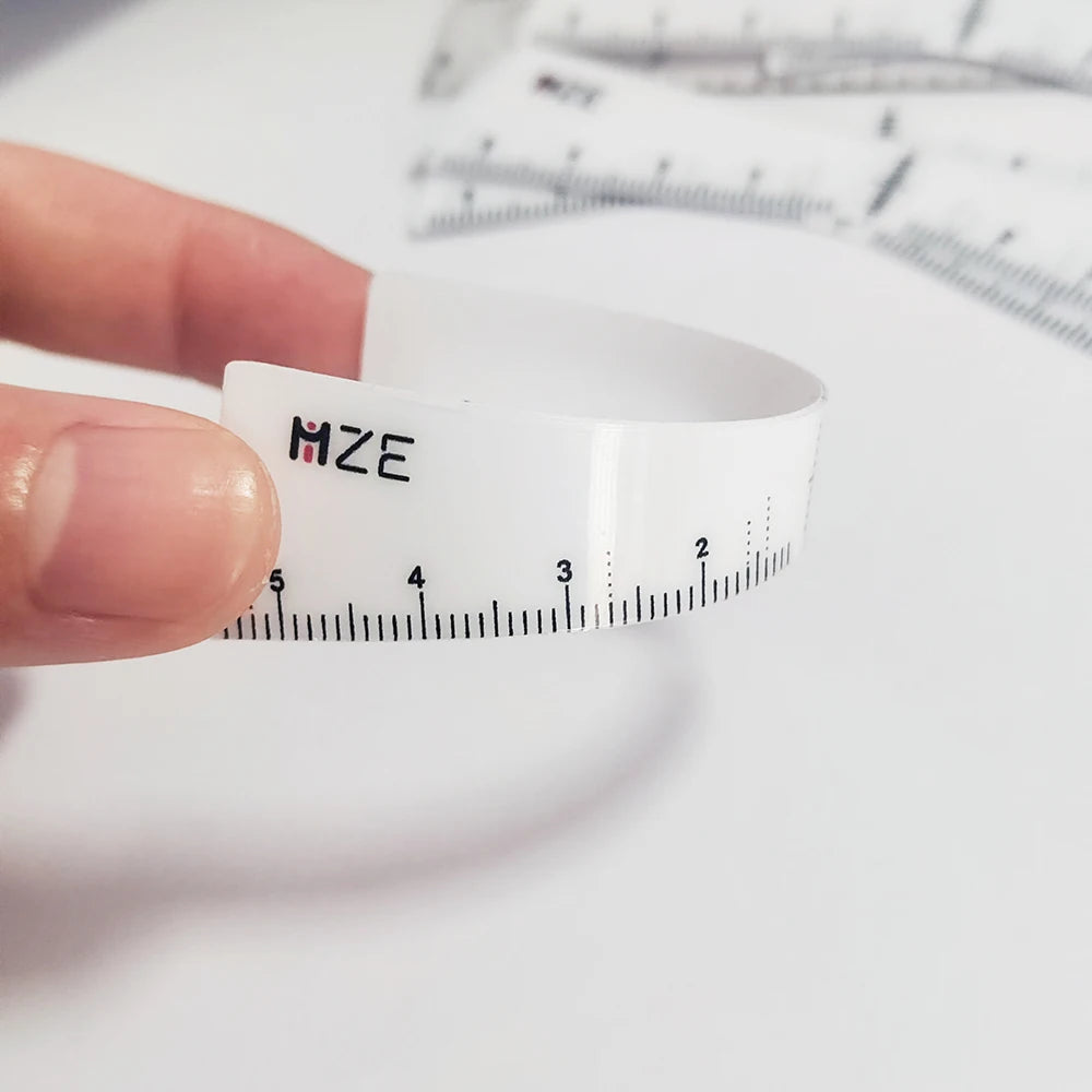 Mapping Eyebrow Ruler Stickers Microblading Adhesive Brow Measurement Stencil Brows Shaping Tools Tattooing Desgin Makeup Supply