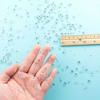 Elegant and delicate pure water drop stickers, makeup accessories, cosplay mermaids Photography props, stage performance accesso