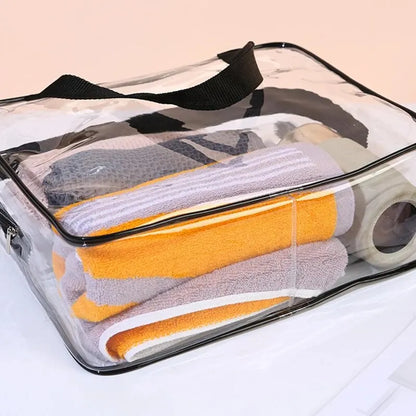1/3Pcs Set Transparent Toiletry Bags Large Capacity Bag Travel Organizer Storage Pouch Makeup Cosmetics Bag Multifunction
