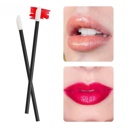 Wholesale 50/1000pcs Lip Brushes Applicators Eyelashes Brush Lipstick Brush Lip Gloss Applicator Wands Makeup Beauty Tool
