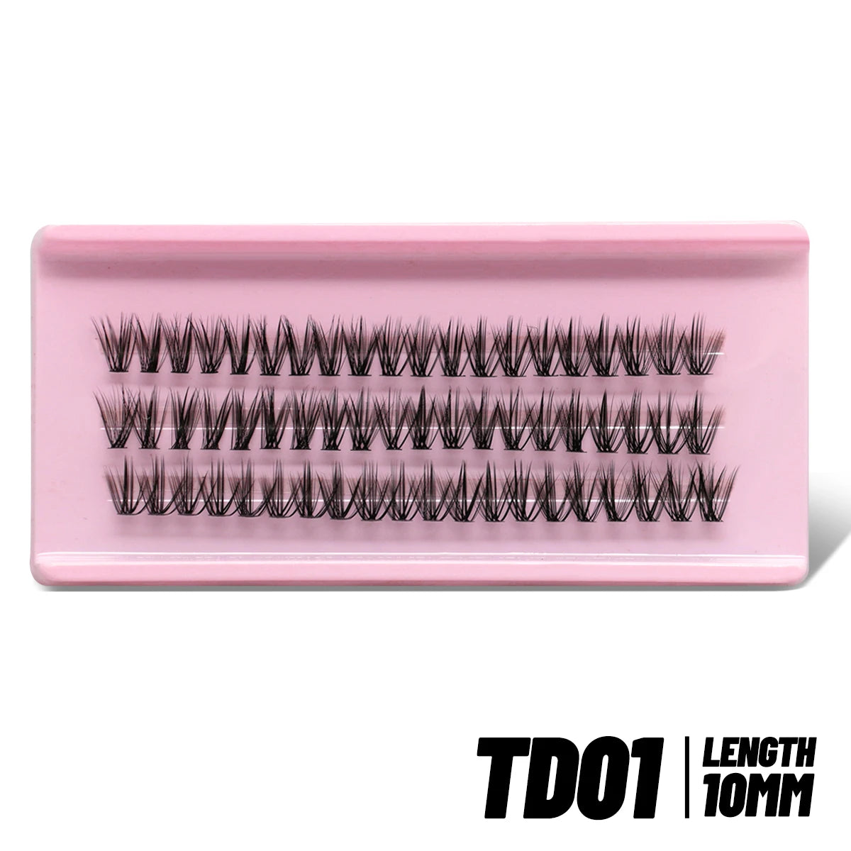 GROINNEYA Self Adhesive DIY Lash Extension Kit Lash Clusters No Glue Needed DIY Lash Extension Pre Glued Cluster Lashes