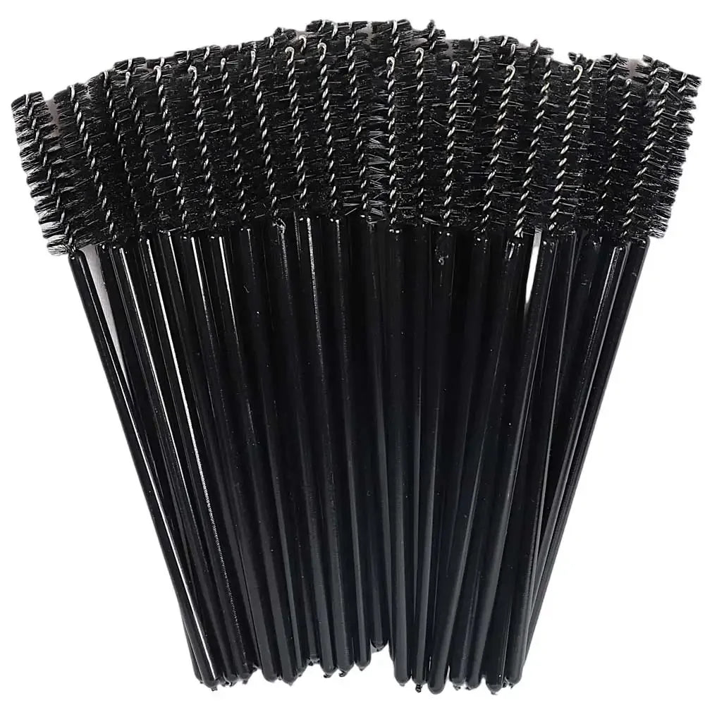 Disposable Crystal Eyelashes Brush Comb 50Pcs Eye Lashes Extension Mascara Wands Makeup Professional Makeup Beauty Tool