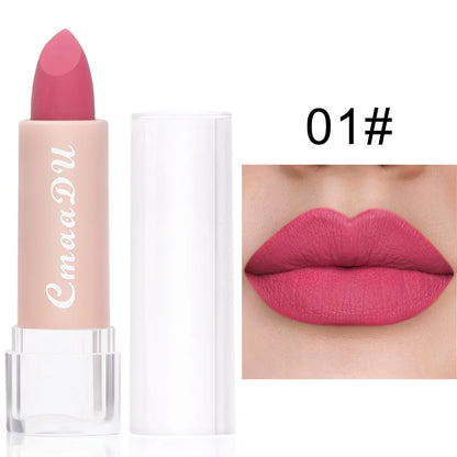 15Color Lipstick Lip Makeup Sexy Woman Velvet Matte Lipgross Tint for Lips Long Lasting Waterproof Non-stick Cup Lip Cosmetics