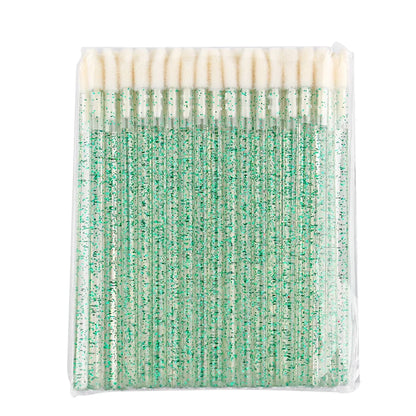 YSDO 5/50 PCS Crystal Lip Brushes Makeup Eyelash Extension Mascara Applicator Lipstick Wands Lip Brush Cosmetic Tools