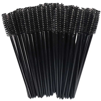 Disposable Crystal Eyelashes Brush Comb 50Pcs Eye Lashes Extension Mascara Wands Makeup Professional Makeup Beauty Tool
