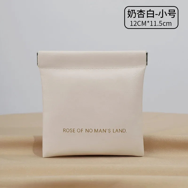 파우치 Simple Lipstick Makeup Storage Bag Women Fashion Portable Mini Key Jewelry Cosmetic Organizer Pouch Handbag Косметичка 2025