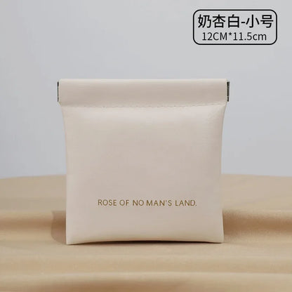 파우치 Simple Lipstick Makeup Storage Bag Women Fashion Portable Mini Key Jewelry Cosmetic Organizer Pouch Handbag Косметичка 2025