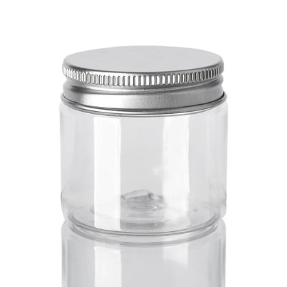 12pcs 30/50/60/80/100/150ml Plastic Container Empty Clear Cosmetic Jars Cream Sample Pot Makeup Food Storage Jar дорожный набор