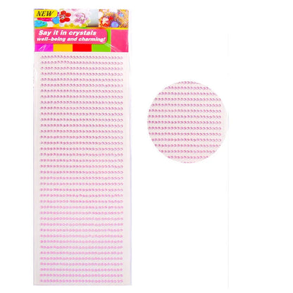 New 3mm Rhinestones for Face Makeup Crystals Bright Face Jewelry Gems Stickers Children's Stickers Adhesive Glitters for Face