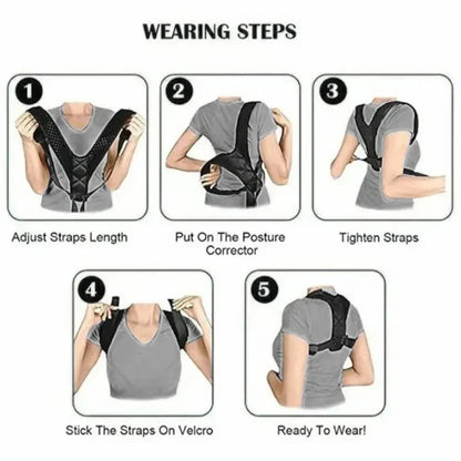 1pc Posture Corrector for Hunchback, Back Support Brace To Improve Sitting Posture, Breathable Unisex Body Shaping Belt
