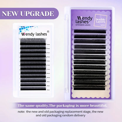 WENDY 3D/4D/5D/6D W Shape Waterproof Eyelashes Extension Cilios Fake Lashes Makeup Supplies High Quality Natural Look Lash