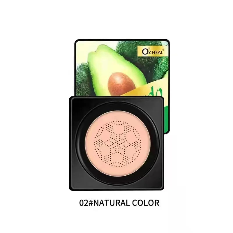 OCHEAL Mushroom Head BB Cream Foundation Cream for Face Makeup Concealer Cushion for Face Base Cream Makeup Cushion Compact