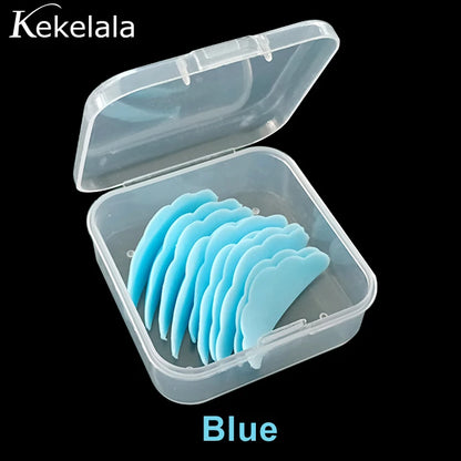 10Pcs Reusable Eyelash Lifting Kit Silicone lamination Pad Eyelash Perm Rods 3D Eyelashes Extension Curler Pad Makeup Tool