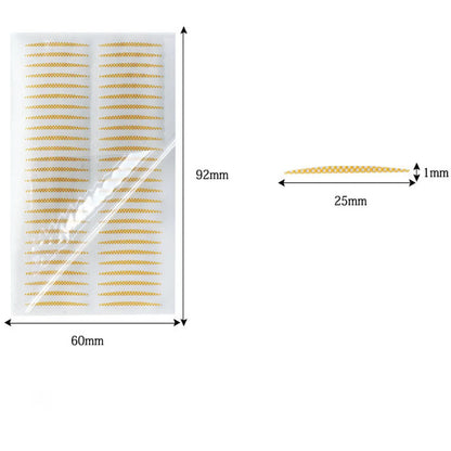 520pcs/10sheet Invisible Mesh Stickers Double Eyelid Tape Eyelid Lifting Waterproof Self Adhesive Fiber Lace Eye Makeup Sticker