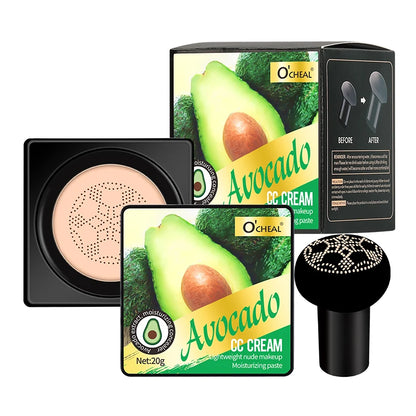 OCHEAL Mushroom Head BB Cream Foundation Cream for Face Makeup Concealer Cushion for Face Base Cream Makeup Cushion Compact