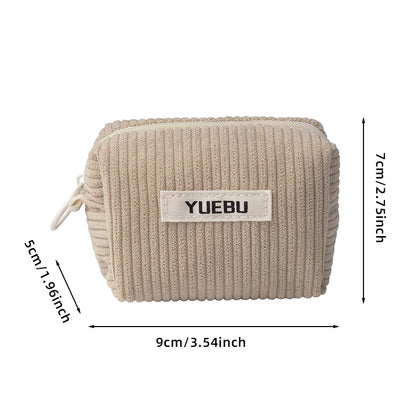 Fashionable Portable Coin Purse, Zipper Style Makeup Tool Storage Bag, Women'S Carry On Bag For Storing Change, Beauty Tool Bags