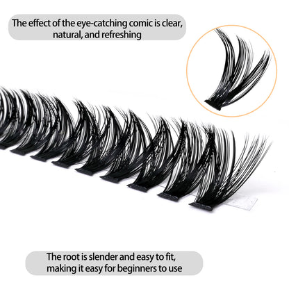 20D/30D Mink Eyelashes 1 Box/60 Bundles Natural Eyelash extension 3D Russia Individual Eyelash Cluster Makeup Tools Lashes Cilia