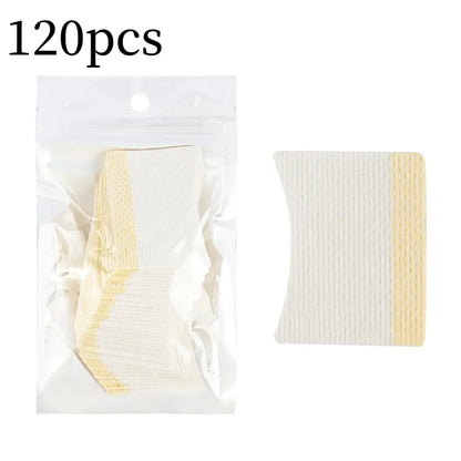 40/200Pcs Disposable Cotton Eyelashes Patch Sticker For Removing Eyelashes Under Eye Paper Patches Cleaning Tool Makeup Supplies
