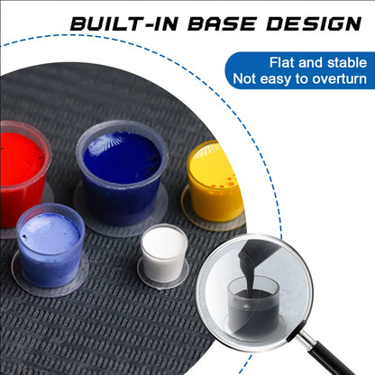 300/100pcs Tattoo Ink Cups Caps Disposable Microblading Tattoo Permanent Makeup Pigment Holder Container Caps Tattoo Accessories