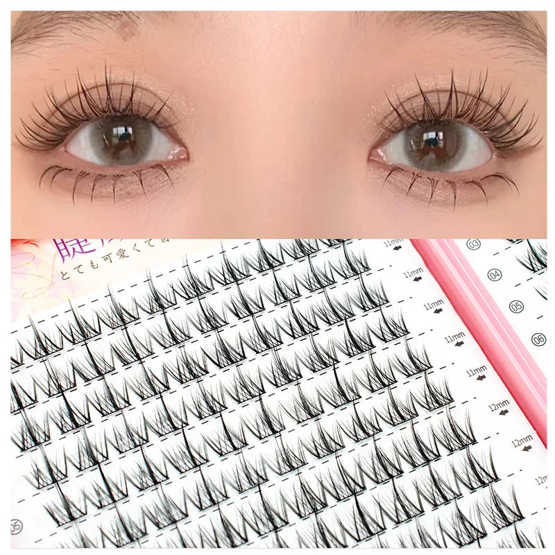 32Rows Eyeslashes Extension Personal Professional Individual Cluster Grafting Wholesale Eyelash Large Capacity Flowerknow Makeup