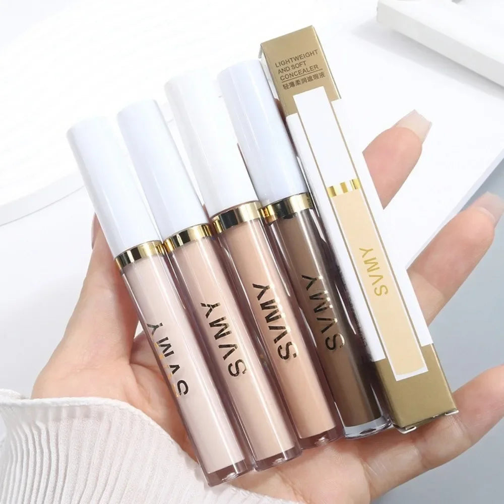 Concealer Foundation Cream Lasting Moisturizing Facial Contour Stick Modify Skin Tone Cover Acne Dark Circles Brighten Makeup