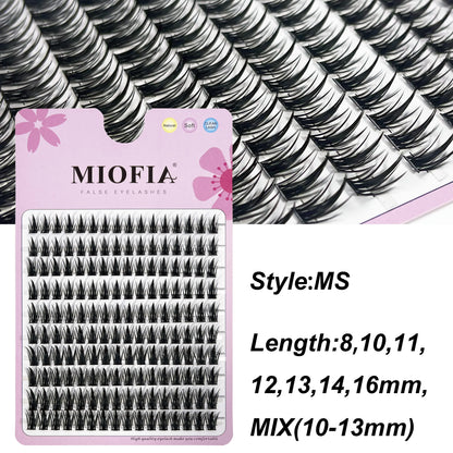 1 box/160 bunches Mink Eyelashes 3D Russian individual Eyelash cluster Natuaral Eyelash Extension Makeup Tools Lashes Wholesale
