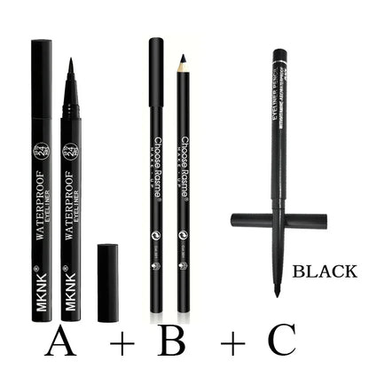 1/5/20pc Lasting Waterproof Liquid Eyeliner Non-fading Smooth Quick Drying Eyeliner Pencil No Ink Leakage Black Eye Liner Makeup