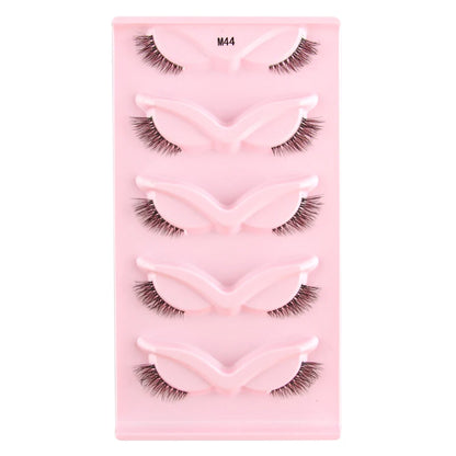 YSDO Half Eyelashes 3/5/10 Half Lashes Soft Natural Cat Eye Lashes Makeup Tool Extension Fluffy Faux Cils maquiagem Half Lashes