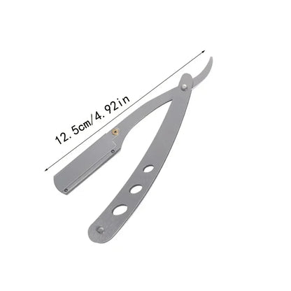 Edge Stainless Steel Shaver Barber Razor Men Professional Manual Shaver StraightFolding Shaving Shave With Blade