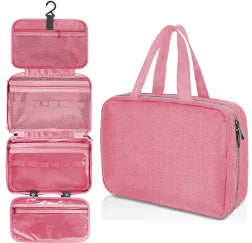 Large Hanging Hook Toiletry Bag Waterproof Folding Handbag Travel Makeup Cosmetic Razor Storage Organizer Case Bathroom Supplies