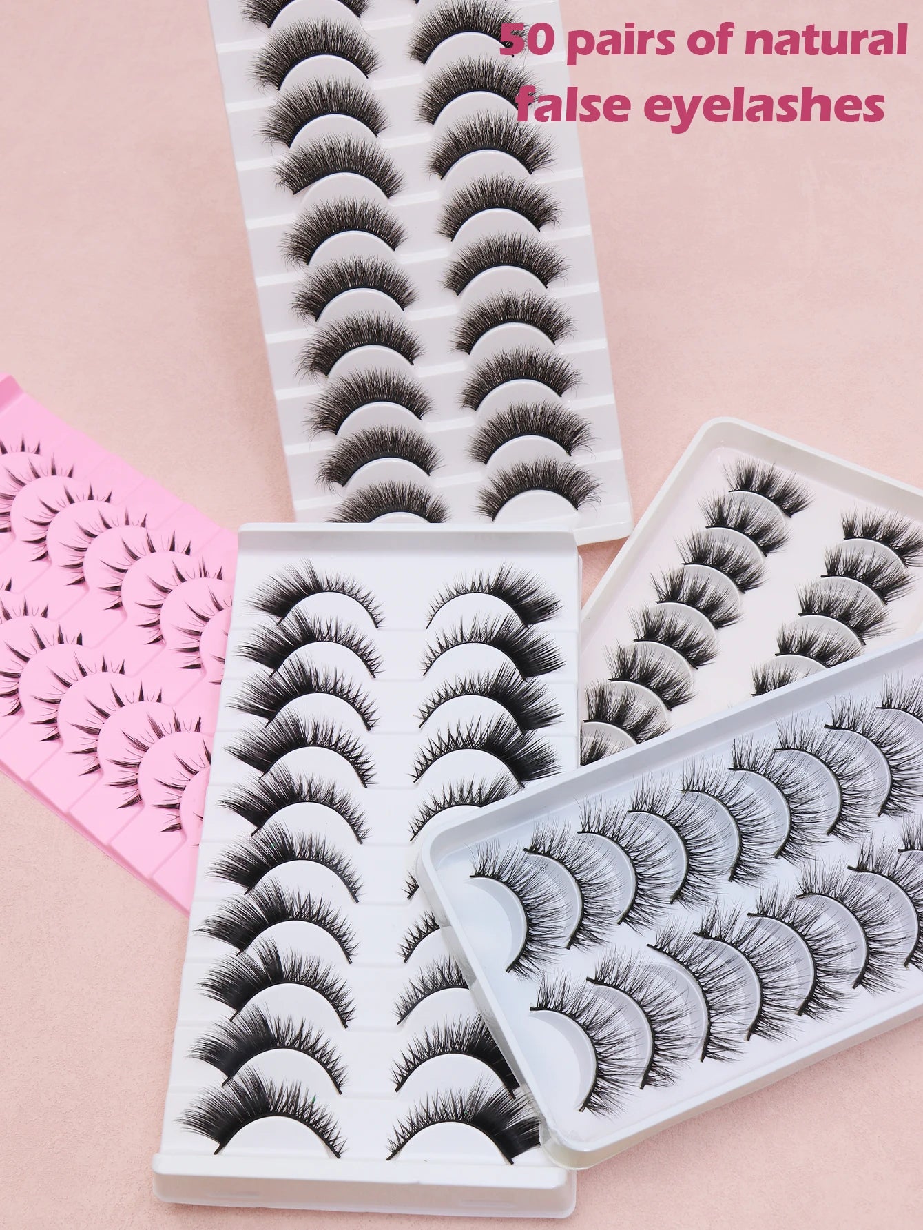 AYRMILLA 5/20Pairs 3D Mink Lashes Natural False Eyelashes Dramatic Thick Fake Eyelash Extension Faux Cils Wholesale Makeup Tools