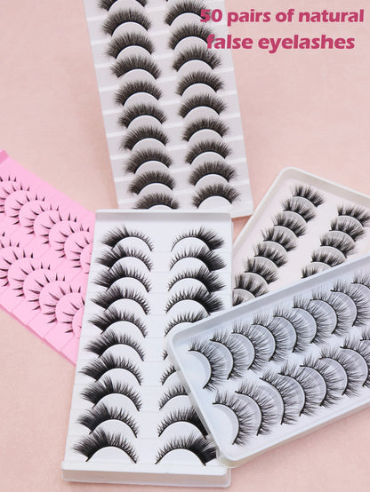 AYRMILLA 5/20Pairs 3D Mink Lashes Natural False Eyelashes Dramatic Thick Fake Eyelash Extension Faux Cils Wholesale Makeup Tools