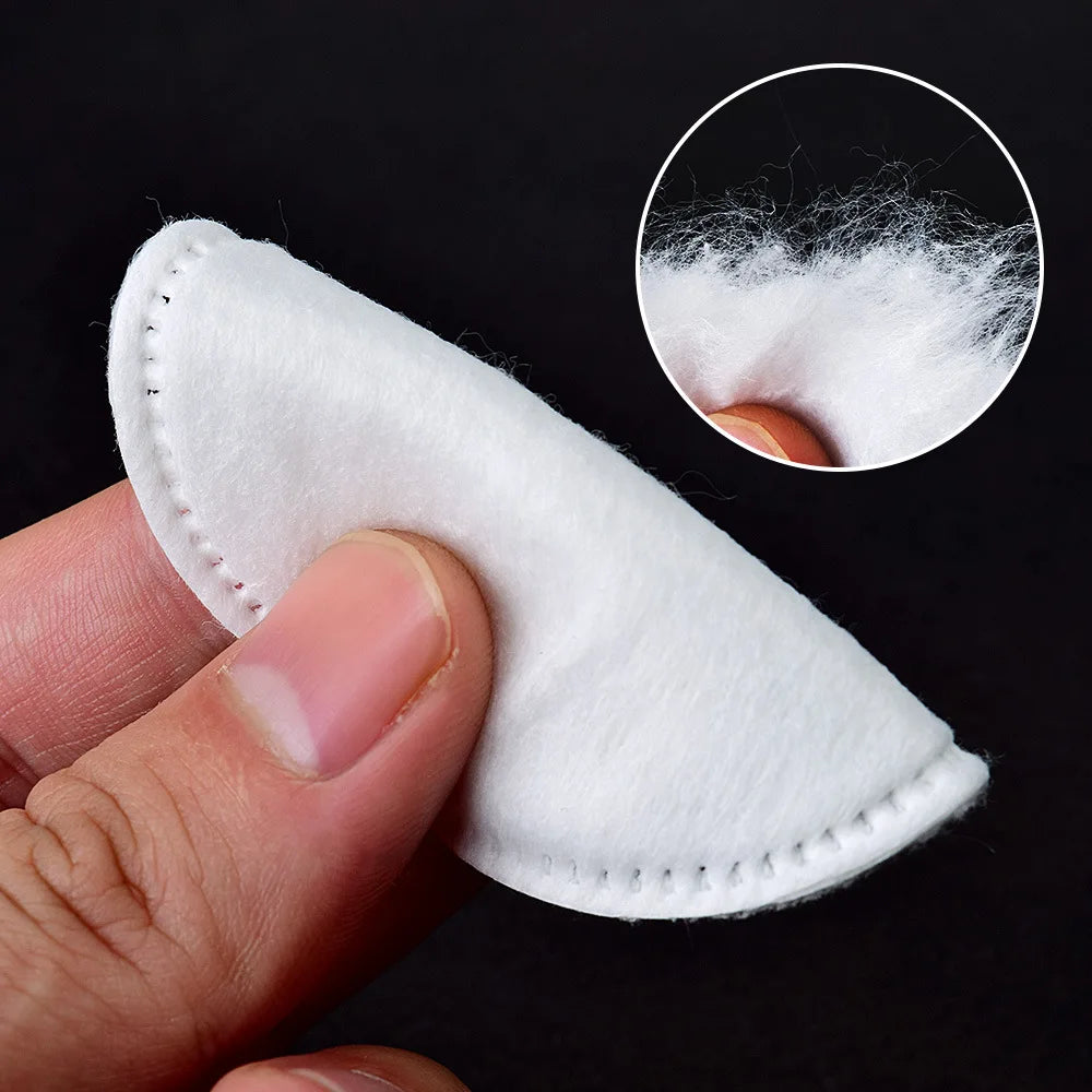100PCS Disposable Cosmetic Wipes Nail Art Cleaning Round Pads Soft Daily Supplies Facial Makeup Remover Cotton Wipes