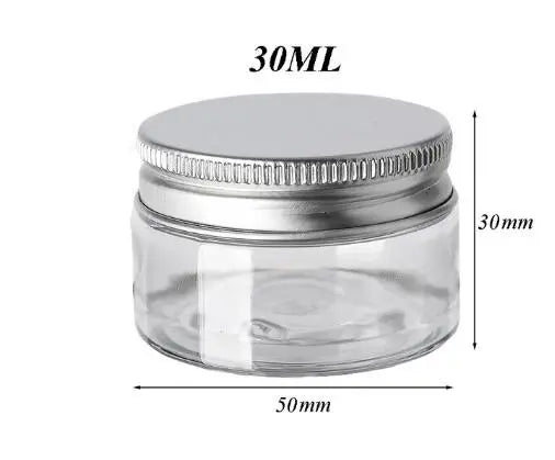 12pcs 30/50/60/80/100/150ml Plastic Container Empty Clear Cosmetic Jars Cream Sample Pot Makeup Food Storage Jar дорожный набор