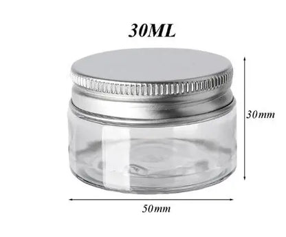 12pcs 30/50/60/80/100/150ml Plastic Container Empty Clear Cosmetic Jars Cream Sample Pot Makeup Food Storage Jar дорожный набор