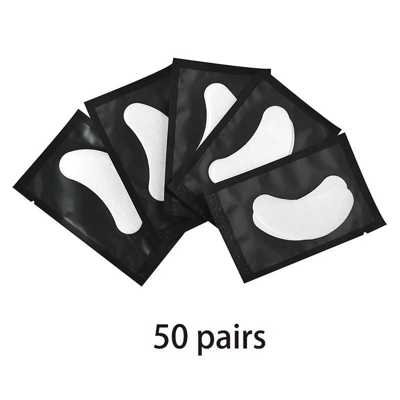 50/100pcs Eye Patches Eyelash Extension Under Eye Pads Makeup Eyelash Patches Tip Stickers Pads For Eyelash Extension Makeup