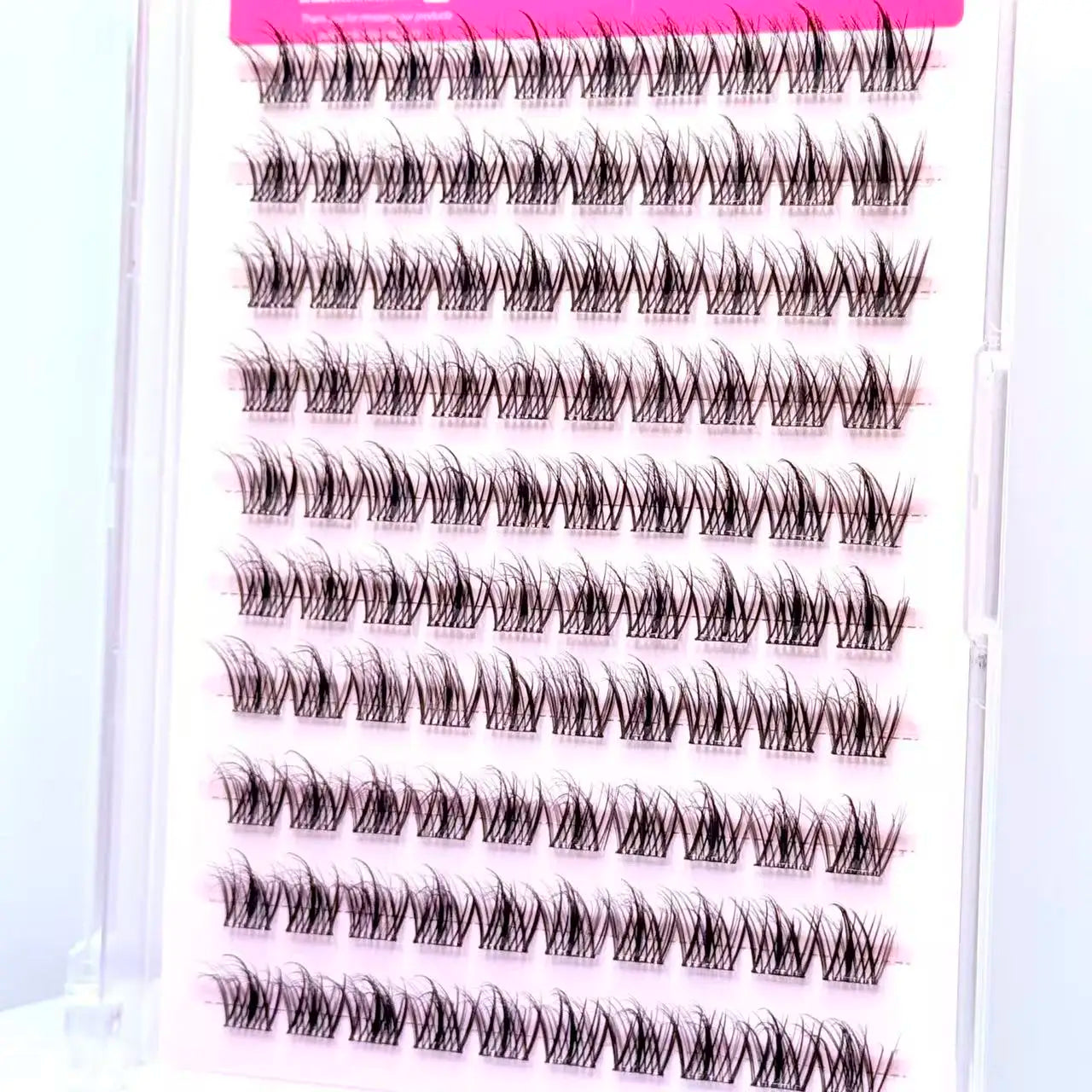 LONZUNIN Hot Sales Faux Mink Soft Wispy Fake Lashes 5D Fluffy No Glue Eyelashes
