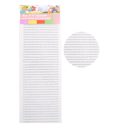 New 3mm Rhinestones for Face Makeup Crystals Bright Face Jewelry Gems Stickers Children's Stickers Adhesive Glitters for Face