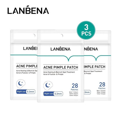 LANBENA Acne Pimple Patch 25pcs Daily Use Invisible Acne Stickers Blemish Treatment Acne Concealer Makeup