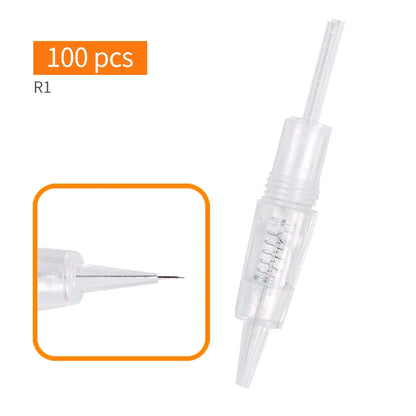 Tattoo Needles Disposable Sterilized Tattoo Needle For Eyebrow Eyeliner Makeup for Tattoo Machines Blunt R1 R2 R3 R5 R7 F3 F5 F7