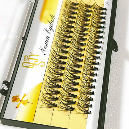 High Quality 60 Cluster 20D Black Bushy Mink Individual Eyelashes Extension Professional False Eye Lashes Faux Soft Makeup Tools