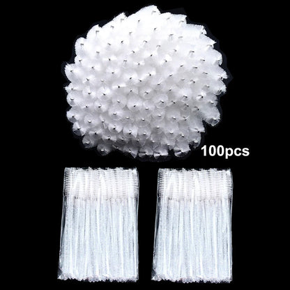 Wholesale 100pcs Disposable Eyelash Brushes Spoolies Micro Lash Mascara Wands Combs for Eyelash Extension Makeup Cosmetic Tools