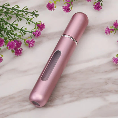 8/10ml Mini Portable Refillable Perfume Bottle Atomizer Pump Aluminum Spray Bottle Cosmetic Container Travel Makeup Tools