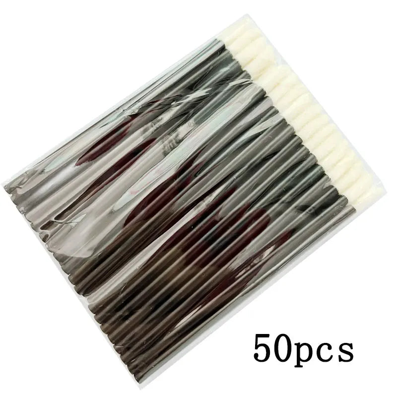 New 5/50/100 Pcs Disposable Lip Brush Eyelash Makeup Brushes Lash Extension Mascara Applicator Lipstick Wands Set Cosmetic Tools