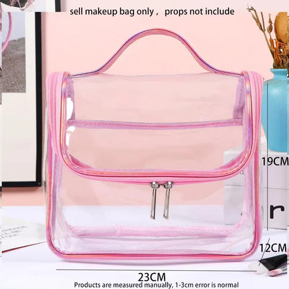 1/3Pcs Set Transparent Toiletry Bags Large Capacity Bag Travel Organizer Storage Pouch Makeup Cosmetics Bag Multifunction