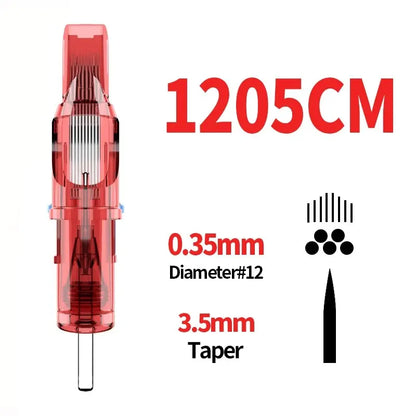 DRAGONFIRE Disposable Tattoo Needle RL CM Makeup Permanent 10PCS With Membrane Safe Cartridges Tattoo Cartridge Needles For Art