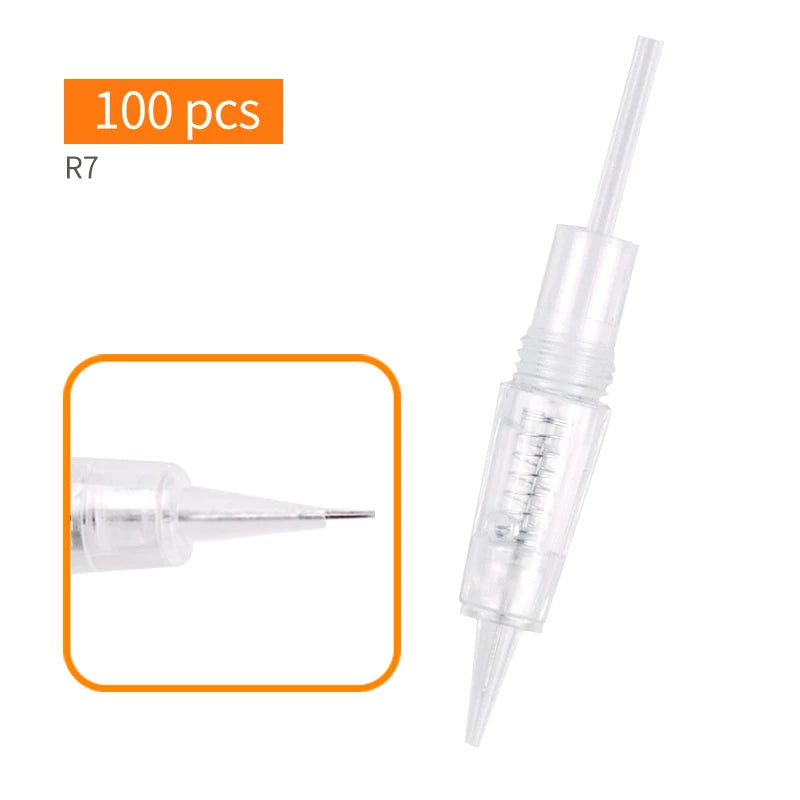 Tattoo Needles Disposable Sterilized Tattoo Needle For Eyebrow Eyeliner Makeup for Tattoo Machines Blunt R1 R2 R3 R5 R7 F3 F5 F7