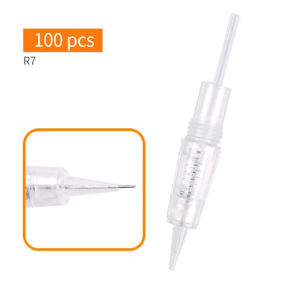 Tattoo Needles Disposable Sterilized Tattoo Needle For Eyebrow Eyeliner Makeup for Tattoo Machines Blunt R1 R2 R3 R5 R7 F3 F5 F7